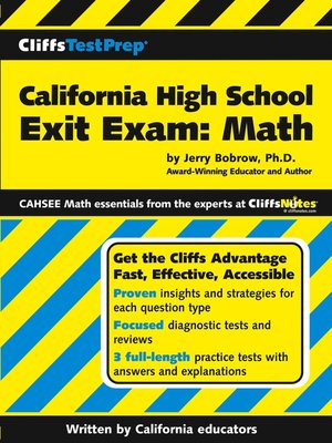 cover image of CliffsTestPrep California High School Exit Exam